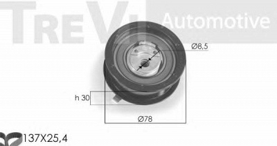 TREVI AUTOMOTIVE kd1092 -  Комплект ремня ГРМ